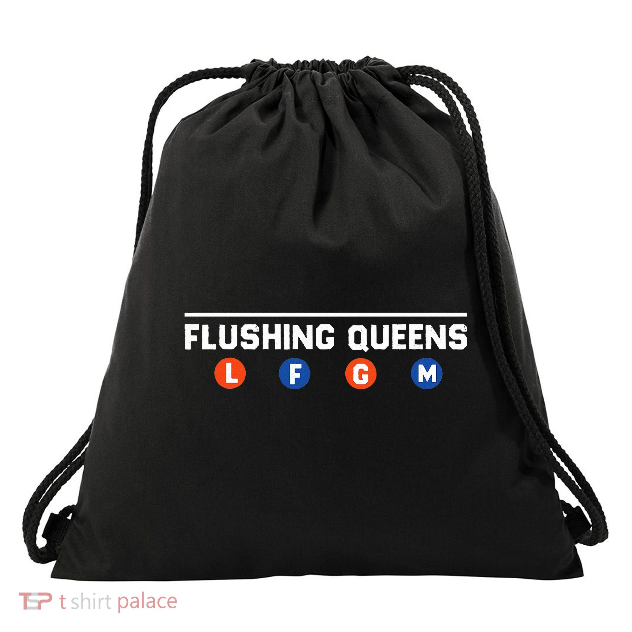 Flushing Queens LFGM Drawstring Bag