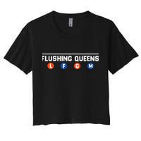 Flushing Queens LFGM Women's Crop Top Tee