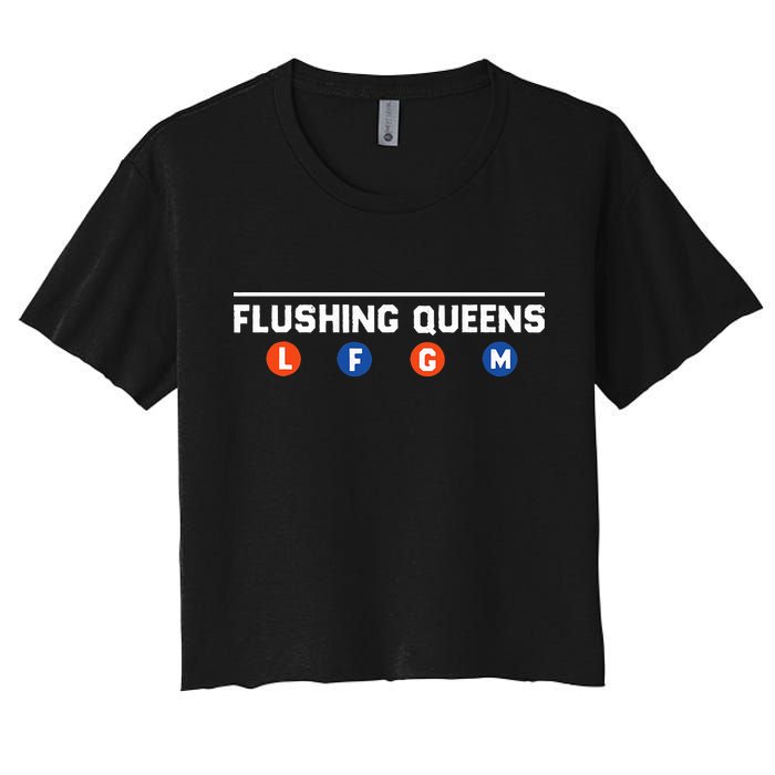 Flushing Queens LFGM Women's Crop Top Tee