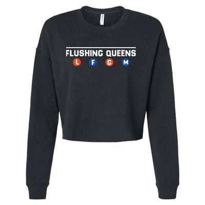Flushing Queens LFGM Cropped Pullover Crew