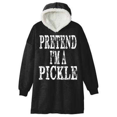 Funny Quick Lazy Easy Halloween Costume Pretend Im A Pickle Hooded Wearable Blanket