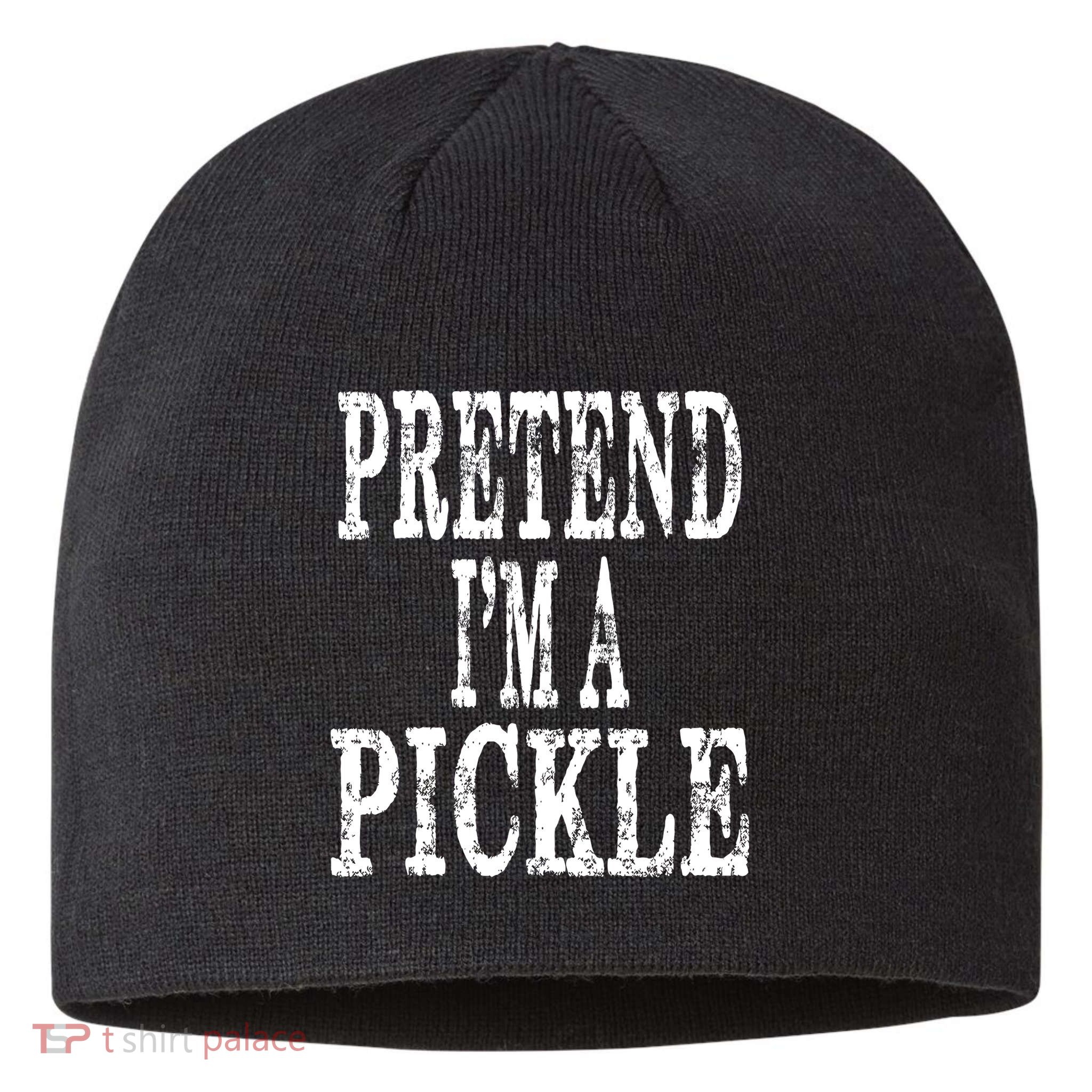 Funny Quick Lazy Easy Halloween Costume Pretend Im A Pickle Sustainable Beanie