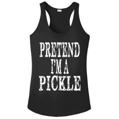 Funny Quick Lazy Easy Halloween Costume Pretend Im A Pickle Ladies PosiCharge Competitor Racerback Tank