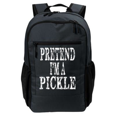 Funny Quick Lazy Easy Halloween Costume Pretend Im A Pickle Daily Commute Backpack