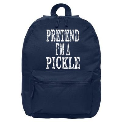 Funny Quick Lazy Easy Halloween Costume Pretend Im A Pickle 16 in Basic Backpack