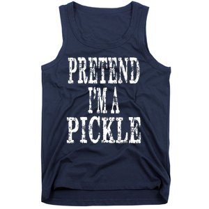 Funny Quick Lazy Easy Halloween Costume Pretend Im A Pickle Tank Top