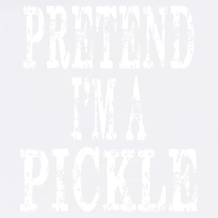 Funny Quick Lazy Easy Halloween Costume Pretend Im A Pickle Garment-Dyed Sweatshirt