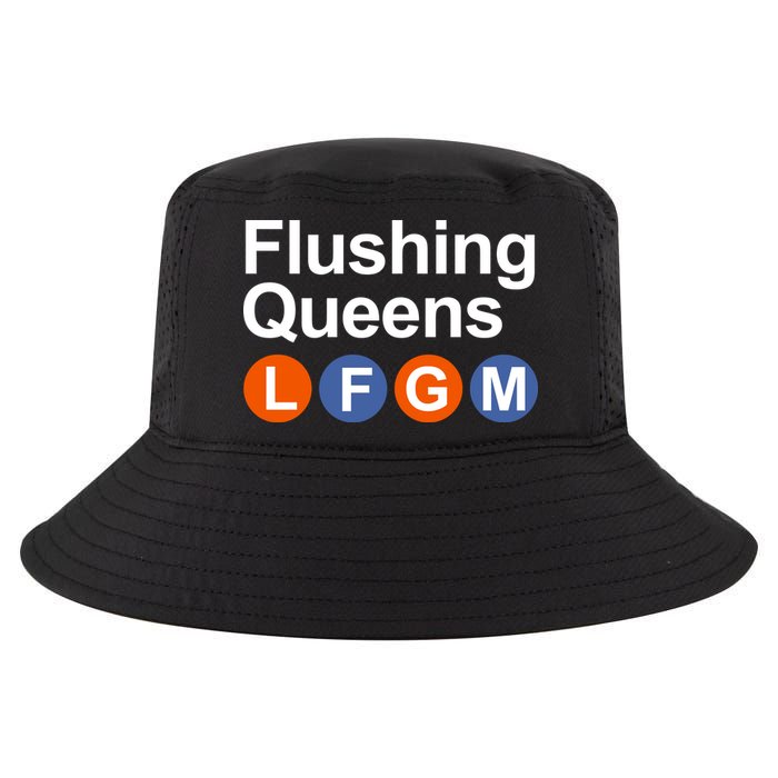 Flushing Queens Lfgm Cool Comfort Performance Bucket Hat