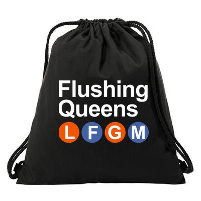 Flushing Queens Lfgm Drawstring Bag