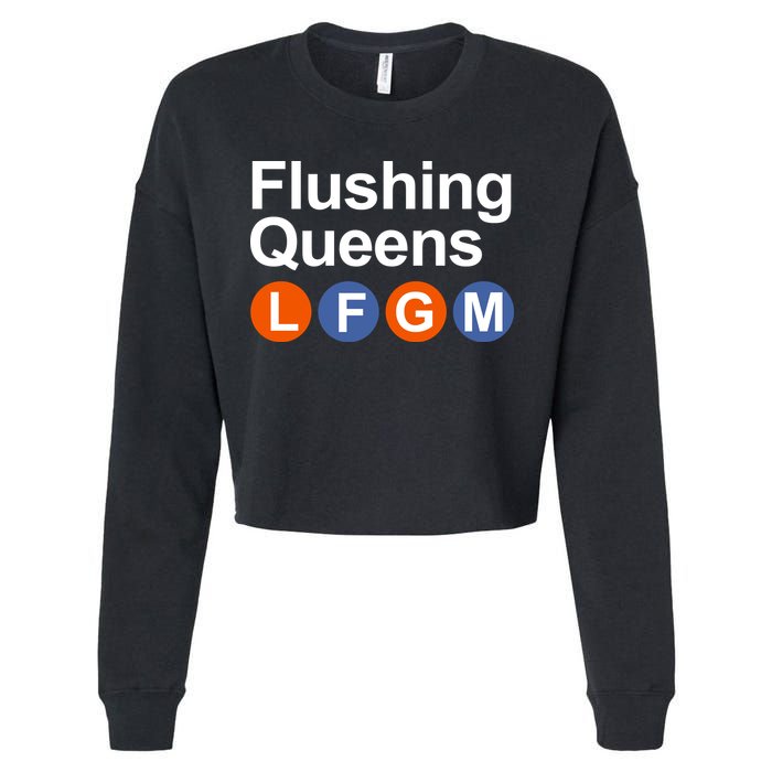 Flushing Queens Lfgm Cropped Pullover Crew