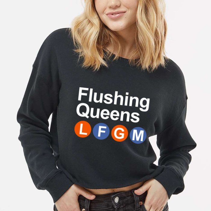 Flushing Queens Lfgm Cropped Pullover Crew
