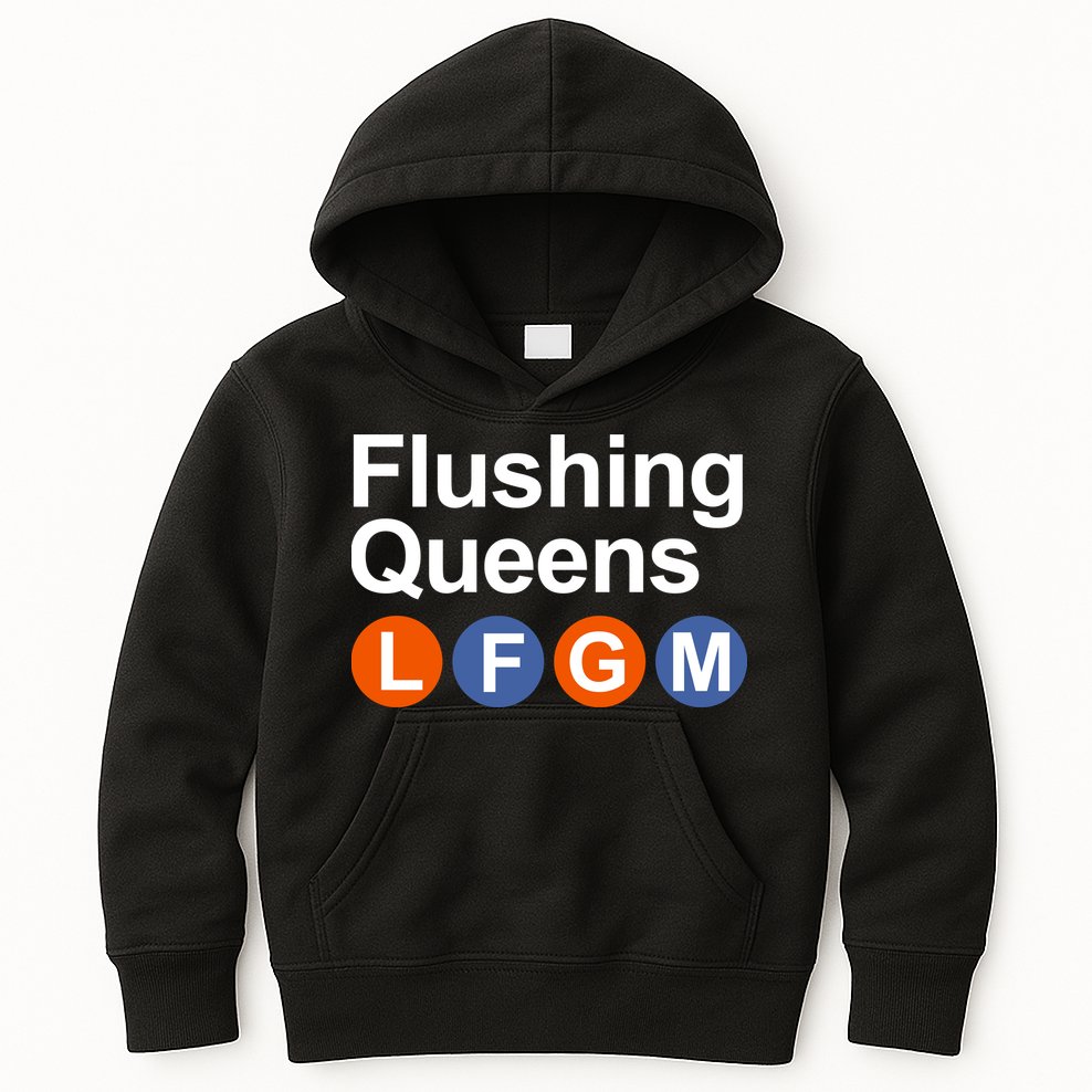 Flushing Queens Lfgm Kids Hoodie
