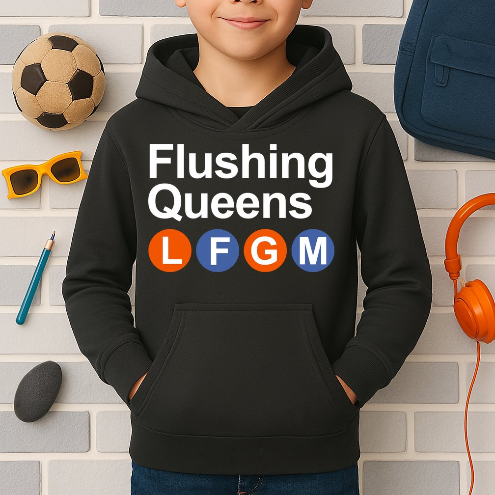 Flushing Queens Lfgm Kids Hoodie