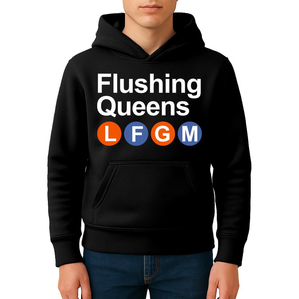 Flushing Queens Lfgm Kids Hoodie