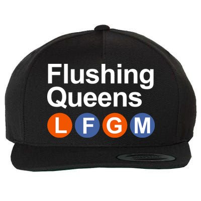 Flushing Queens Lfgm Wool Snapback Cap