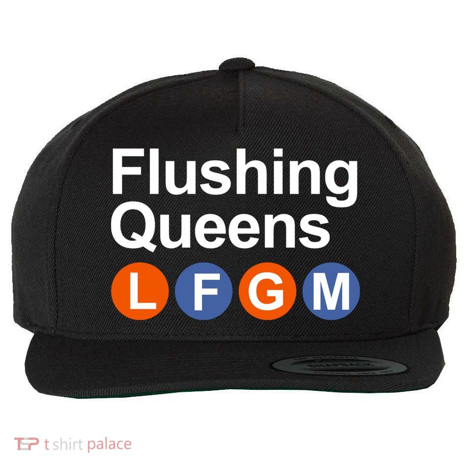 Flushing Queens Lfgm Wool Snapback Cap