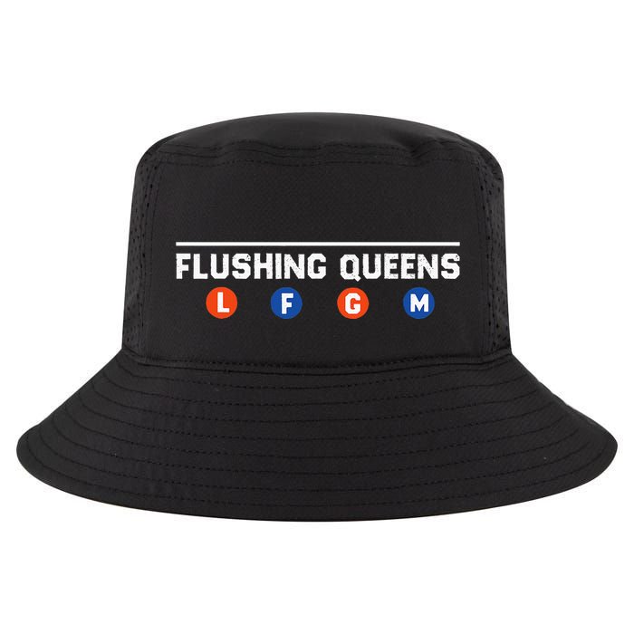 Flushing Queens Lfgm Cool Comfort Performance Bucket Hat