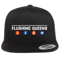 Flushing Queens Lfgm Flat Bill Trucker Hat
