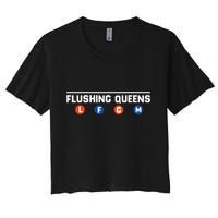Flushing Queens Lfgm Women's Crop Top Tee