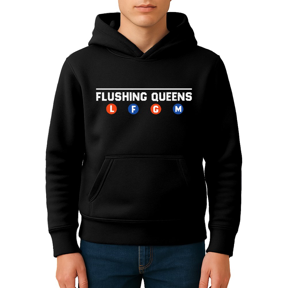 Flushing Queens Lfgm Kids Hoodie