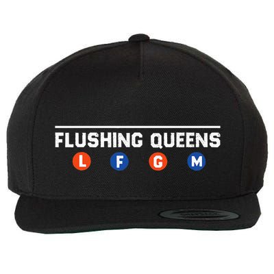 Flushing Queens Lfgm Wool Snapback Cap