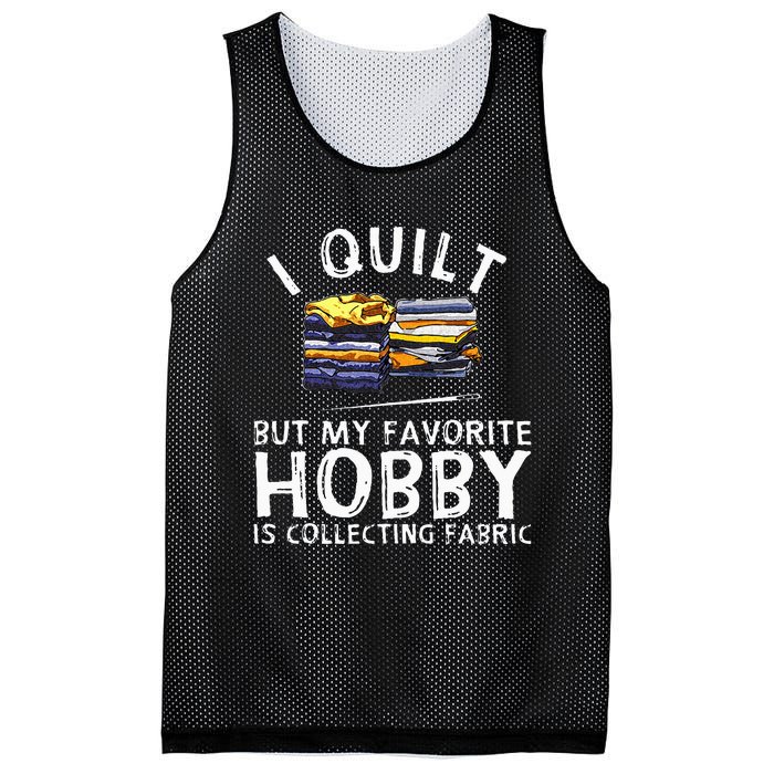 Funny Quilting Lover Art For  Grandmas  Quilter Mesh Reversible Basketball Jersey Tank