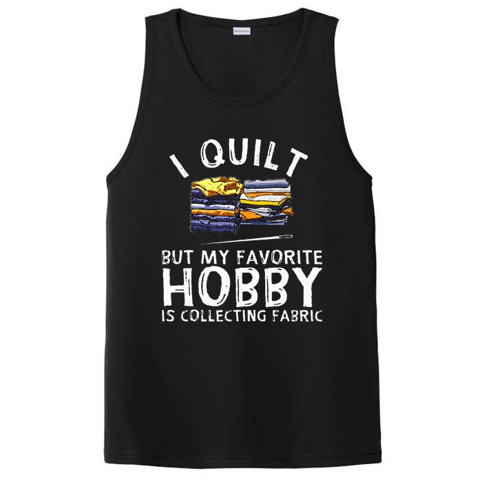 Funny Quilting Lover Art For  Grandmas  Quilter PosiCharge Competitor Tank