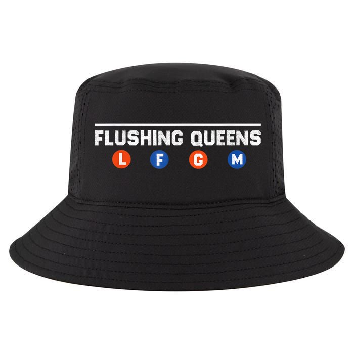 Flushing Queens LFGM Cool Comfort Performance Bucket Hat