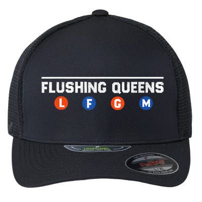 Flushing Queens LFGM Flexfit Unipanel Trucker Cap