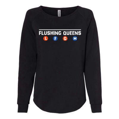 Flushing Queens LFGM Womens California Wash Sweatshirt