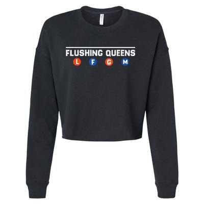 Flushing Queens LFGM Cropped Pullover Crew