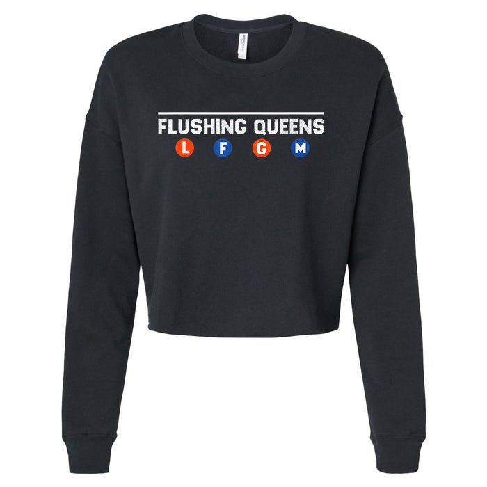 Flushing Queens LFGM Cropped Pullover Crew