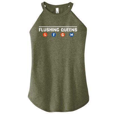 Flushing Queens LFGM Women’s Perfect Tri Rocker Tank