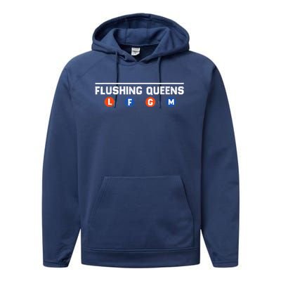 Flushing Queens LFGM Performance Fleece Hoodie