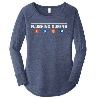 Flushing Queens LFGM Women's Perfect Tri Tunic Long Sleeve Shirt