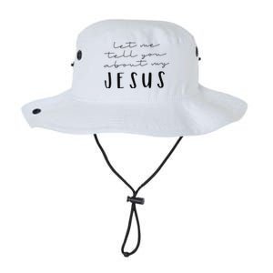 Funny Quote Let Me Tell You About MY Jesus Christian Legacy Cool Fit Booney Bucket Hat