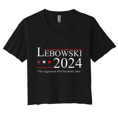 Funny quotes Lebowski Political Election Vote 2024 Crop Top