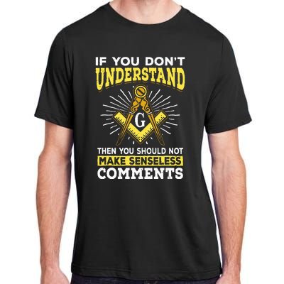 Freemason Quotes Masonry Masonic Freemasons Freemasonry Adult ChromaSoft Performance T-Shirt