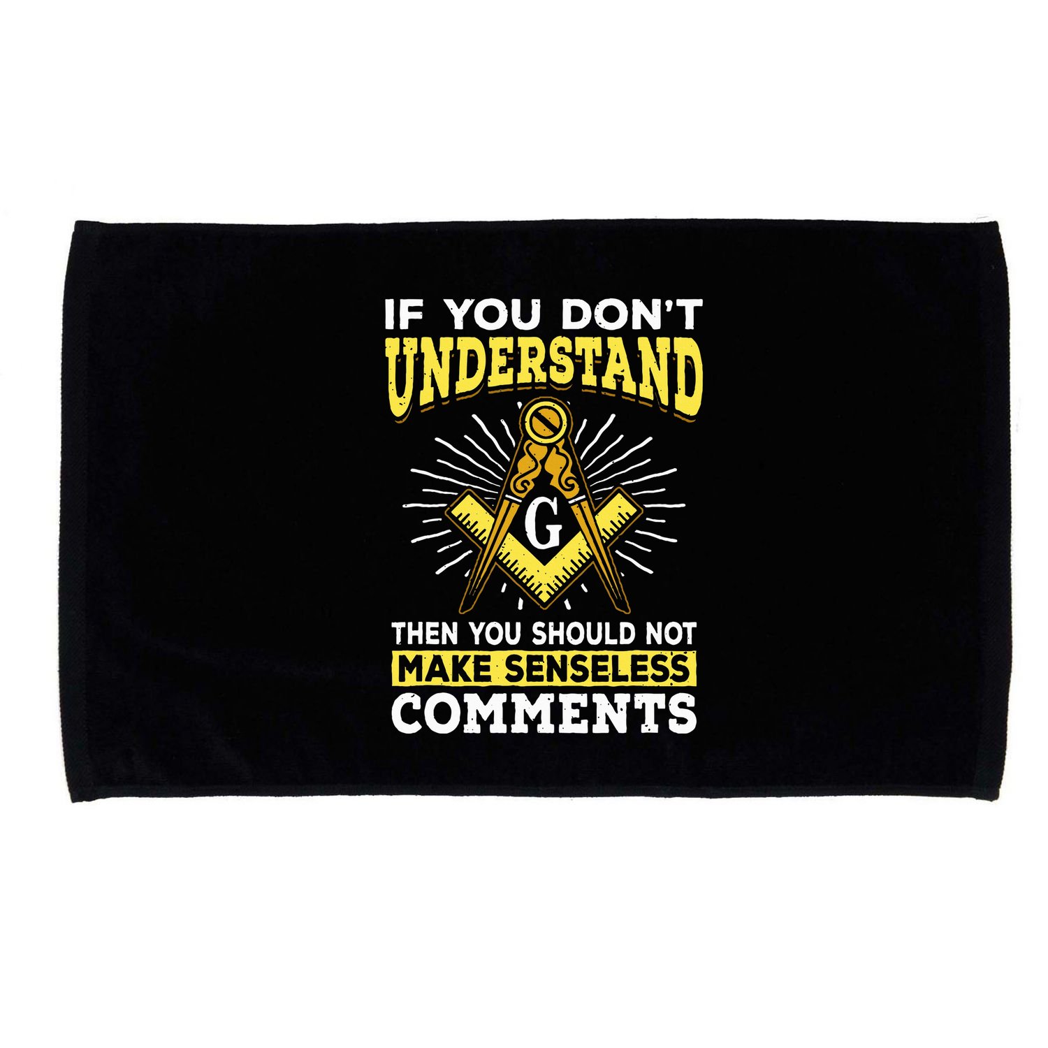 Freemason Quotes Masonry Masonic Freemasons Freemasonry Microfiber Hand Towel