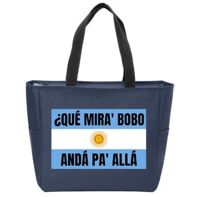 Funny Qué Miras Bobo Qué Mira Bobo Zip Tote Bag