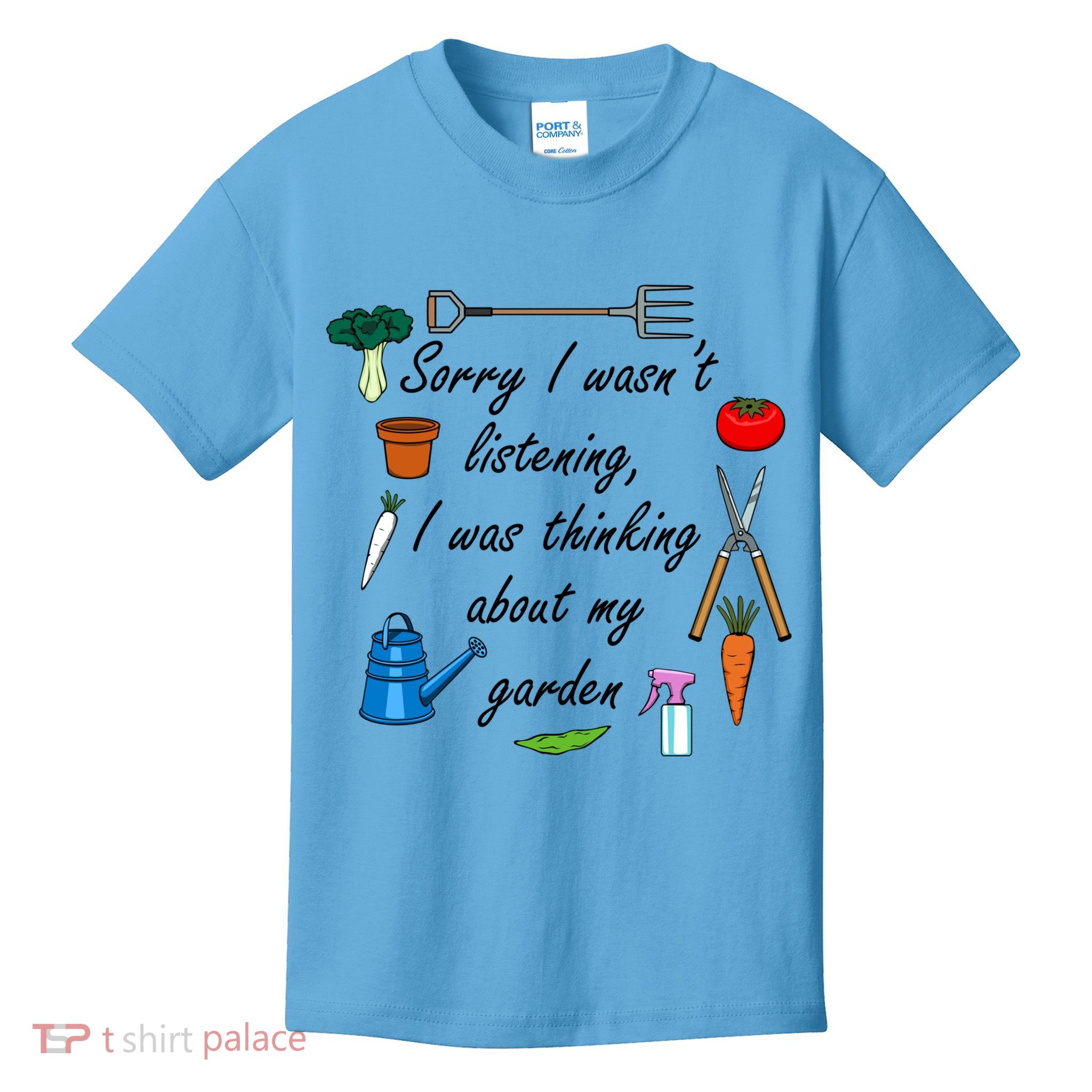 Funny Quote My Garden For Gardener Gardening Gift Kids T-Shirt