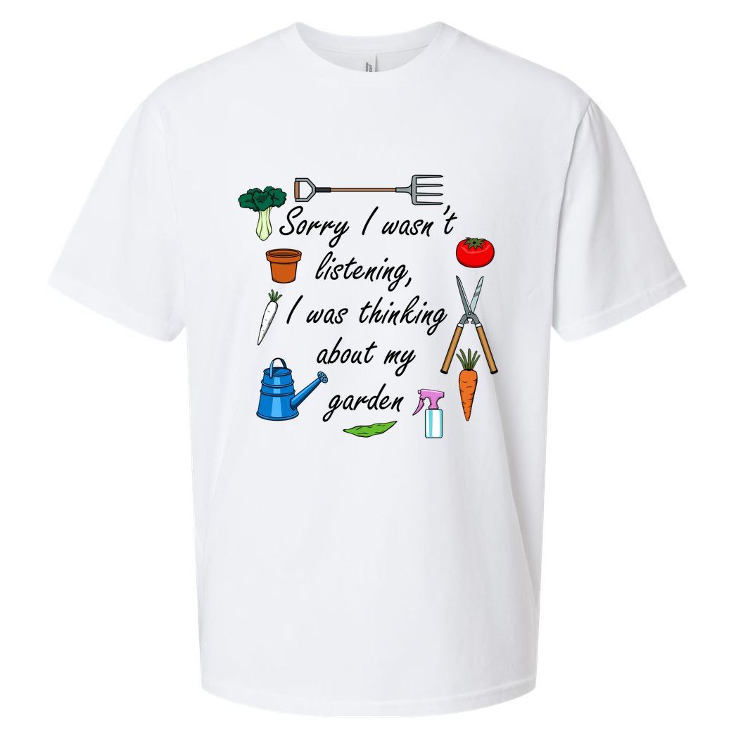 Funny Quote My Garden For Gardener Gardening Gift Sueded Cloud Jersey T-Shirt