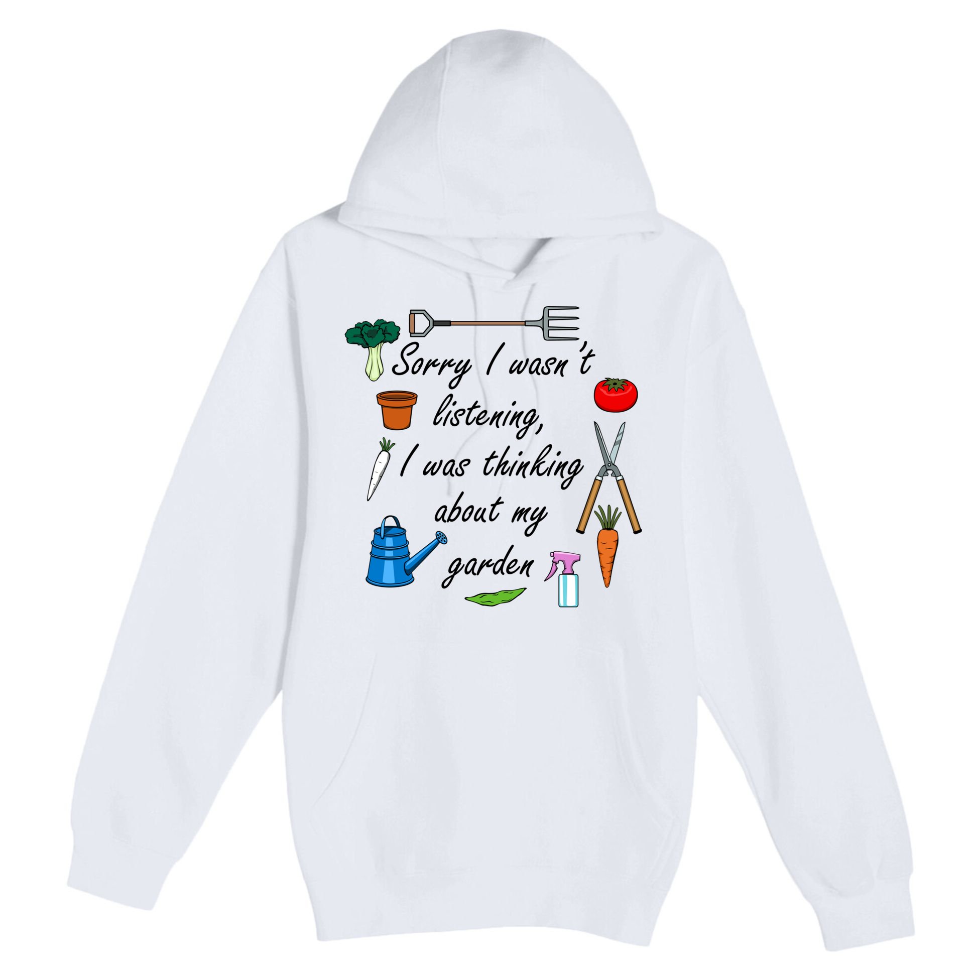 Funny Quote My Garden For Gardener Gardening Gift Premium Pullover Hoodie