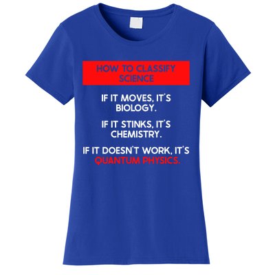 Funny Quantum Mechanics And Quantum Physics Gift Women's T-Shirt