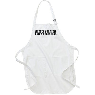 French Quarter New Orleans Full-Length Apron With Pockets