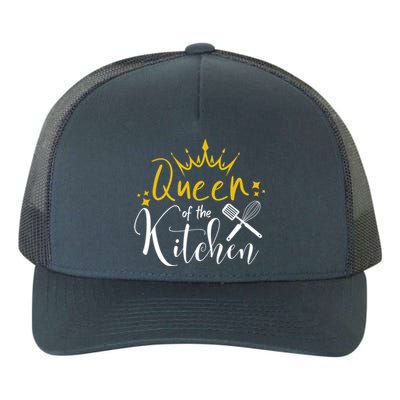 Funny Queen Of The Kitchen Chef Cooking Queen Mothers Day Funny Gift Yupoong Adult 5-Panel Trucker Hat