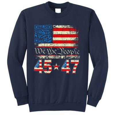 Funny Qr President Trump 4547 Trump Dancing Code Sweatshirt