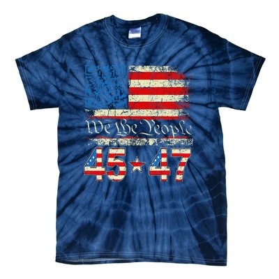 Funny Qr President Trump 4547 Trump Dancing Code Tie-Dye T-Shirt