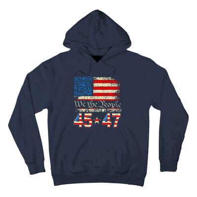 Funny Qr President Trump 4547 Trump Dancing Code Tall Hoodie