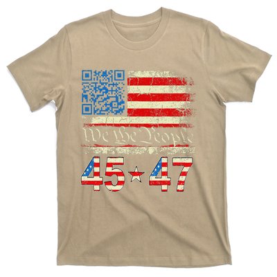 Funny Qr President Trump 4547 Trump Dancing Code T-Shirt